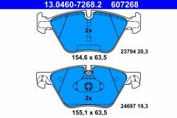 ATE 13.0460-7268.2 Set placute frana, frana disc