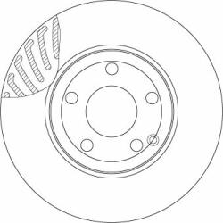 TRW DF4863S Disc frana - auto-piesa
