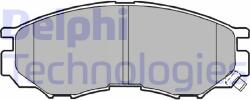 DELPHI LP1010 Set placute frana, frana disc