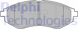 DELPHI LP1895 Set placute frana, frana disc