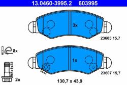 ATE 13.0460-3995.2 Set placute frana, frana disc