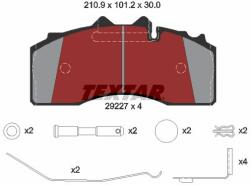 TEXTAR 2922701 Set placute frana, frana disc