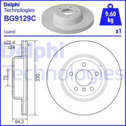 DELPHI BG9129C Disc frana