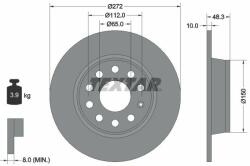 TEXTAR 92224903 Disc frana