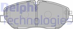 DELPHI LP3293 Set placute frana, frana disc