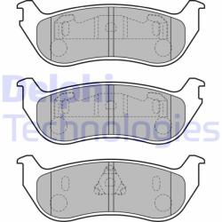 DELPHI LP1859 Set placute frana, frana disc