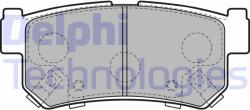 DELPHI LP2127 Set placute frana, frana disc