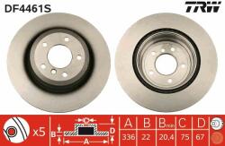 TRW DF4461S Disc frana