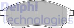 DELPHI LP2030 Set placute frana, frana disc