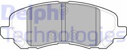 DELPHI LP2038 Set placute frana, frana disc