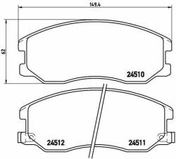 BREMBO P10003 Set placute frana, frana disc