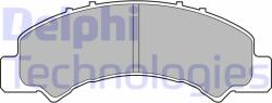 DELPHI LP2770 Set placute frana, frana disc