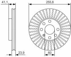 Bosch 0986479R76 Disc frana