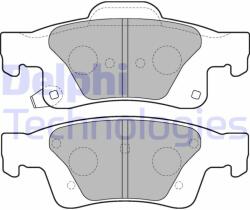 DELPHI LP2251 Set placute frana, frana disc