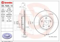 BREMBO 09.7225. 10 Disc frana