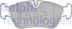 DELPHI LP710 Set placute frana, frana disc