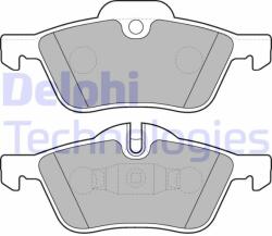 DELPHI LP1657 Set placute frana, frana disc