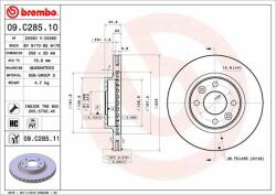 BREMBO 09. C285.11 Disc frana