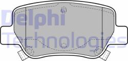 DELPHI LP2206 Set placute frana, frana disc