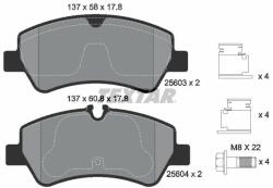 TEXTAR 2560301 Set placute frana, frana disc