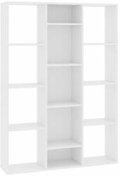 vidaXL fehér forgácslap térelválasztó/könyvszekrény 100 x 24 x 140 cm 800441