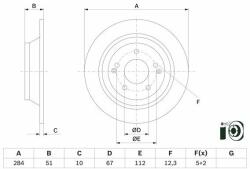 Bosch Disc frana BOSCH 0 986 479 H11 - automobilus