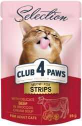 CLUB 4 PAWS Premium Selection Meow for Strips beef 12x85 g