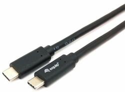 Equip Átalakító Kábel - 128347 (USB-C 3.2 Gen1 to USB-C, apa/apa, fekete, 2m) (128347) - firstshop