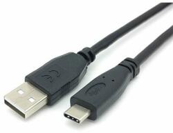 Equip Átalakító Kábel - 128885 (USB-C2.0 to USB-A, apa/apa, fekete, 2m) (128885)