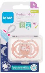 MAM Perfect Night Silicone Pacifier 6m+ Owls suzete 1 buc pentru copii