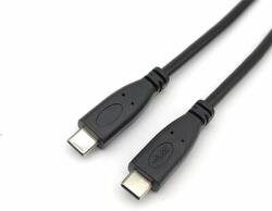 Equip Átalakító Kábel - 128887 (USB-C2.0 to USB-C, apa/apa, fekete, 2m) (128887) - firstshop