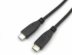 Equip Átalakító Kábel - 12888307 (USB-C2.0 to USB-C, apa/apa, fekete, 1m) (12888307)