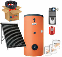 Ferroli Kit panou solar presurizat apa calda Ferroli Ecotube New 20+25 boiler Ecounit 400-2C WB (PSFACM400)