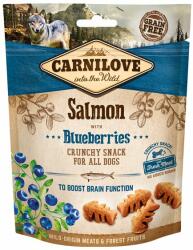 CARNILOVE Crunchy snacks Recompense pentru caine, cu somon si afine 200 g