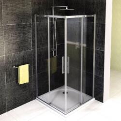SAPHO POLYSAN ALTIS LINE zuhanykabin, 90x90, króm, transzparent üveg (AL1590C+AL1590C)