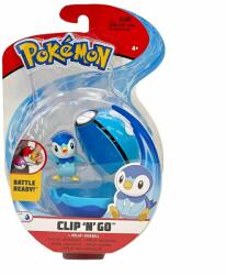 Pokémon Figurina in bila Clip N Go Pokemon S2 - Piplup si Dive Ball Figurina