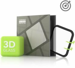 Tempered Glass Protector Apple Watch 7/8 41mm 3D üvegfólia - 3D Glass, vízálló + felhelyező keret (TGR-AW741F-BL)