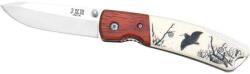 Joker Knives Briceag JOKER lama blocabila, inoxidabila, 7.5cm, maner decorat Woodcock (JKR0367)