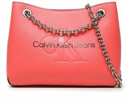 Calvin Klein Geantă Sculpted Shoulder Bag 24 Mono K60K607831 Roz