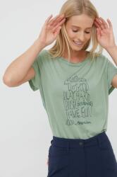 Houdini tricou Tree Message femei, culoarea verde PPYY-TSD2O7_70X