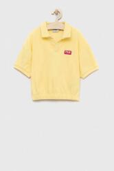 Fila tricouri polo din bumbac pentru copii culoarea galben PPYX-BDG001_10X