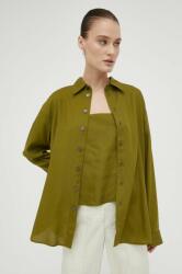 G-Star RAW camasa femei, culoarea verde, cu guler clasic, relaxed PPYX-KDD0IC_78X