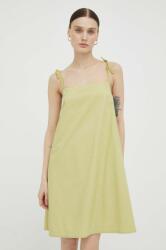 G-Star RAW rochie culoarea verde, mini, drept PPYX-SUD1TC_77X