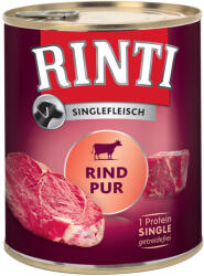 RINTI 6x800 g Rinti Singlefleisch nedves kutyatáp- Marha pur