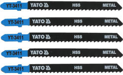 YATO Dekopírfűrészlap T8TPI 100/75 mm HSS (5 db/cs) (YT-3411)