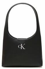 Calvin Klein Geantă Minimal Monogram Shoulder Bag K60K610843 Negru