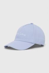 Armani Exchange șapcă de baseball din bumbac culoarea violet, cu imprimeu PPYX-CAD07P_45X