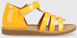 Pom D'api sandale din piele pentru copii culoarea portocaliu PPYX-OBK10P_22X