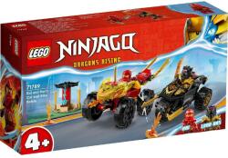 LEGO NINJAGO INFRUNTAREA DINTRE KAI A N MASINA SI RAS PE MOTOCICLETA 71789 SuperHeroes ToysZone