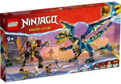 LEGO NINJAGO DRAGONUL STIHIE VS ROBOTUL IMPARATESEI 71796 SuperHeroes ToysZone
